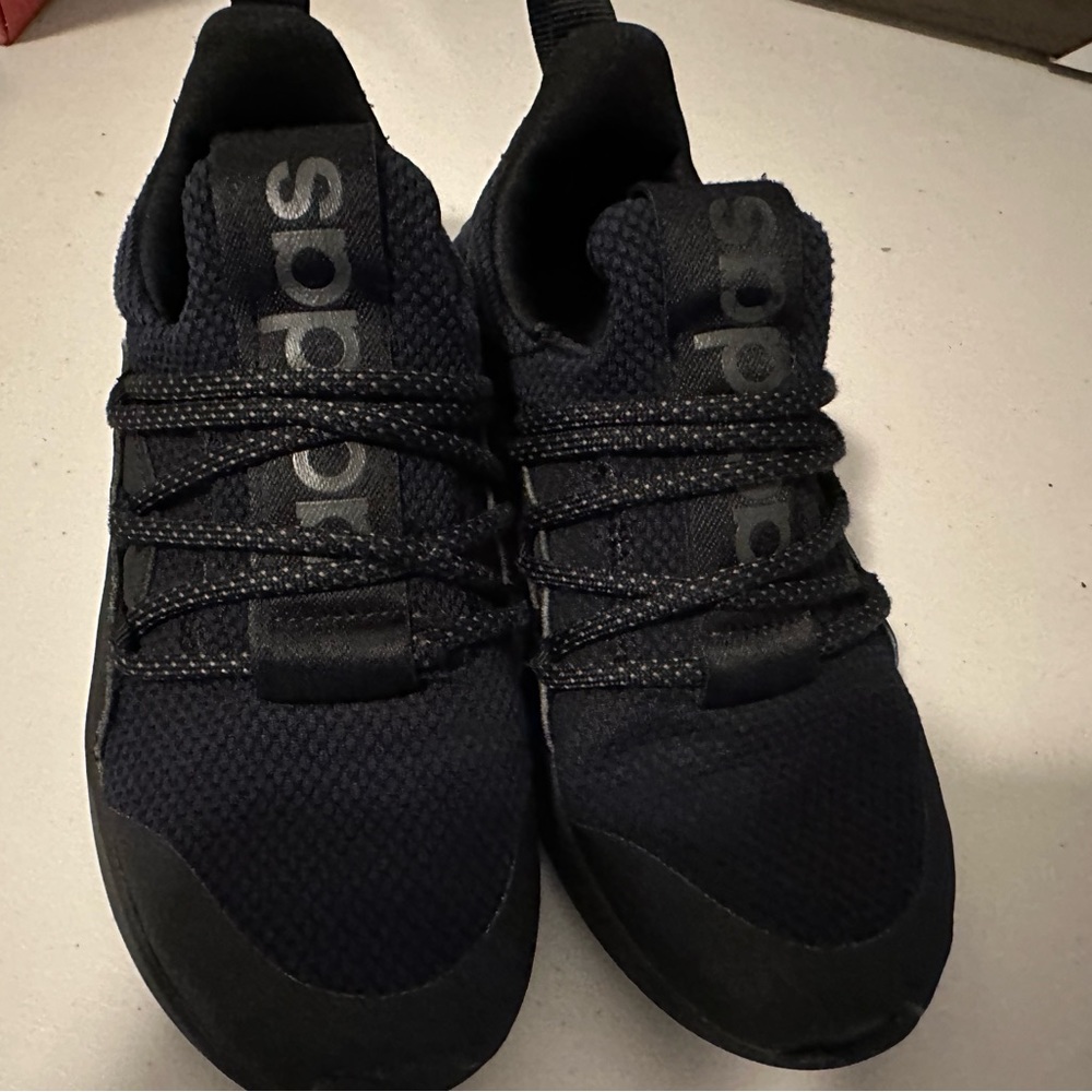 Adidas Lite Racer Adapt 5.0 Kid's Size 1 Sneakers Running Shoes Black #593